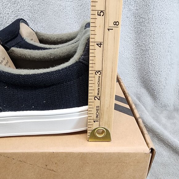 YY Nation Shoes Mens Size 10 Nimbo Bamboo Black Bamboo Slip On Sneakers *NWT* - Picture 4 of 14